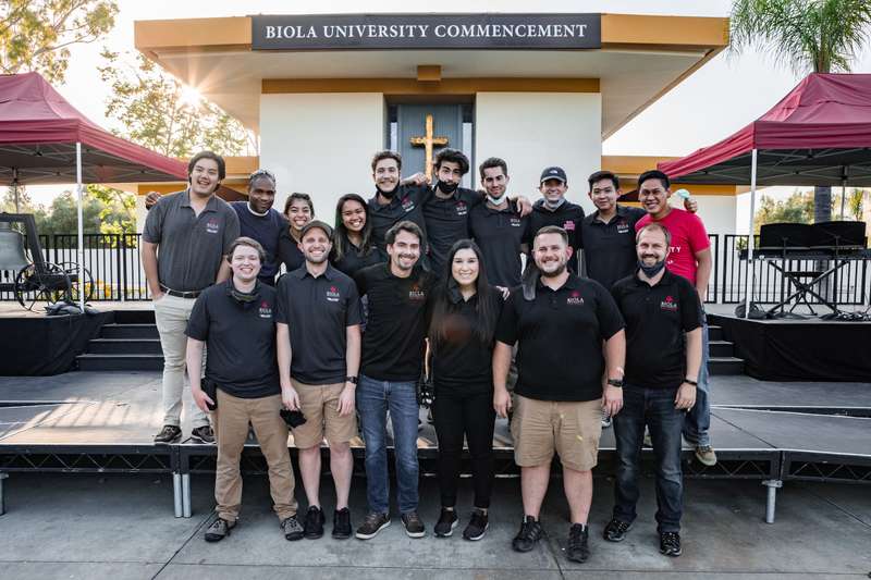 Commencement crew